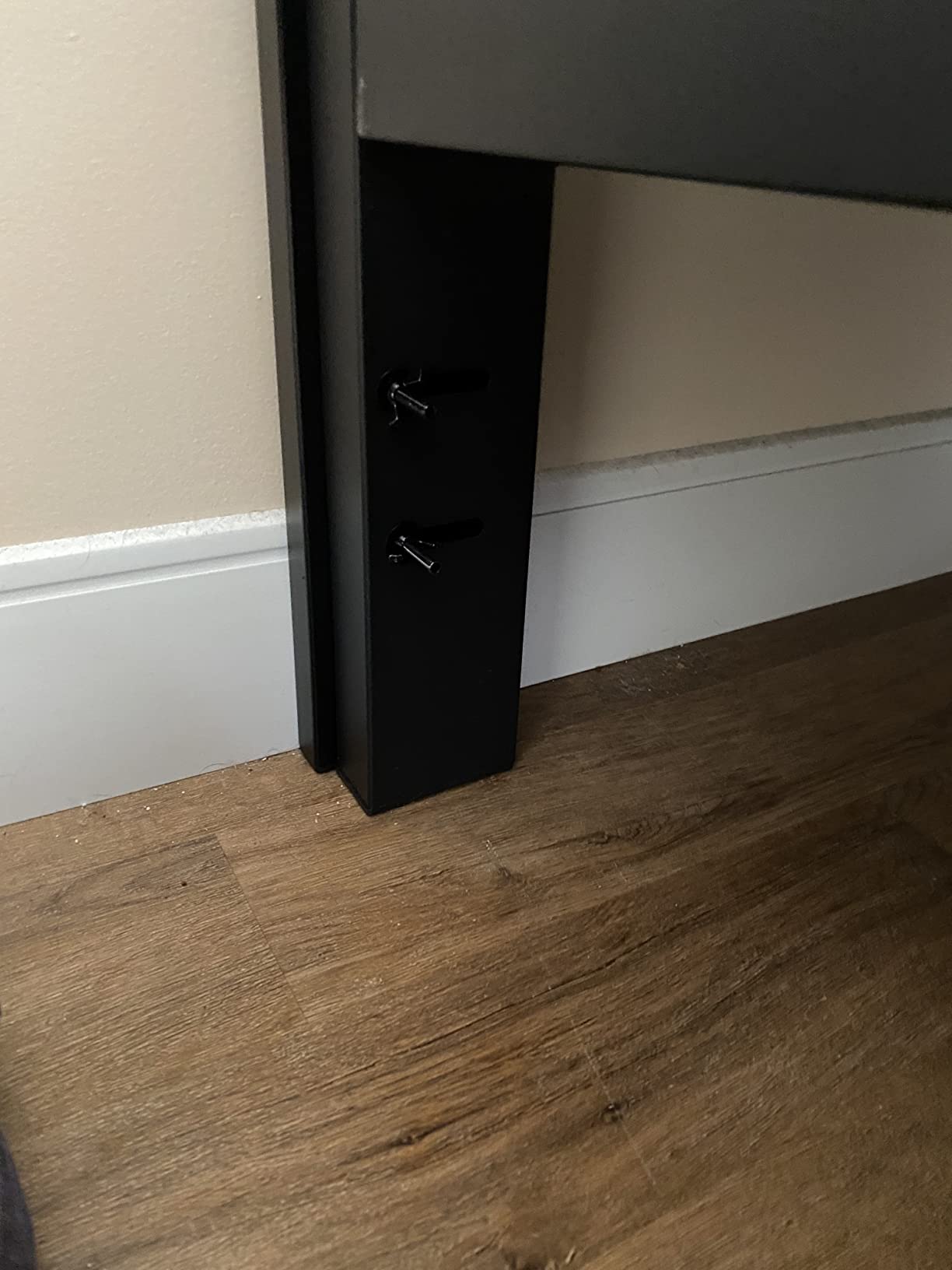 14/mo Finance Zinus Barbara Button Tufted Grey Upholstered Metal