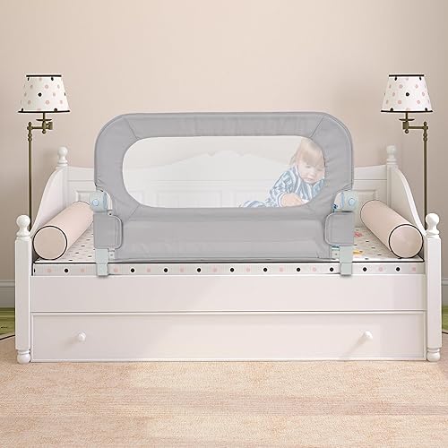 Miniatura 6 de Y- Stop Rieles de cama para niños pequeños, protector de riel para cama Queen, King, tamaño matrimonial y individual, colchón grueso, rieles de cama