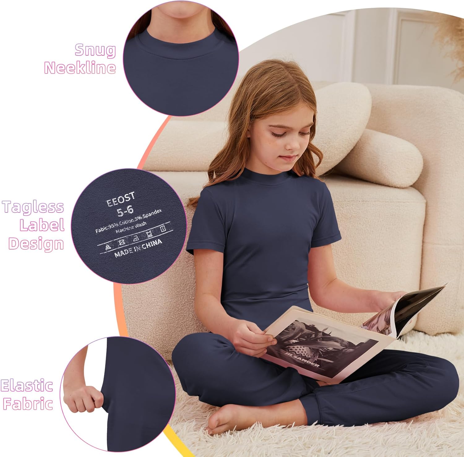 Adaptive Clothing for Kids with Special Needs Back Zip Jumpsuit Short Sleeve Rompers - Image 3