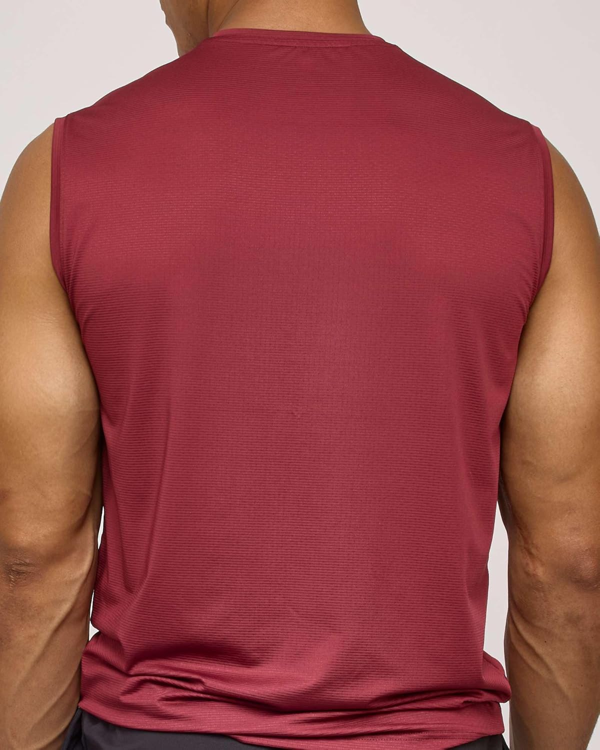 Real Essentials 5 Pack: Men's Breeze Tech Tank Tops Sleeveless Shirts Workout Muscle Athletic Running (Big & Tall Available) - Image 6