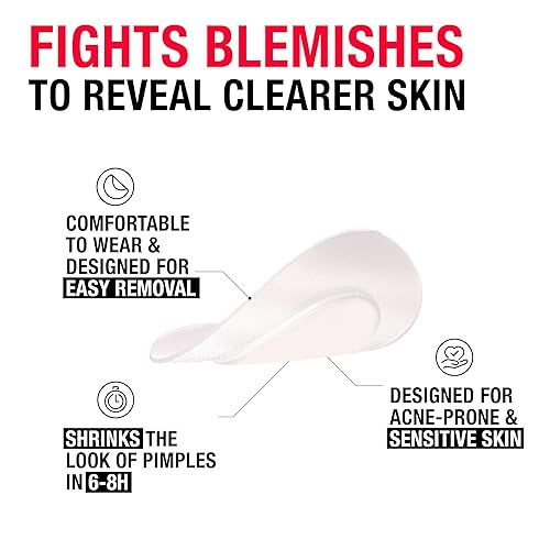 Miniatura 5 de Neutrogena Parches ultrafinos para manchas para acné, parches para espinillas para acné, calcomanías faciales hidrocoloides ultrafinas, adecuados