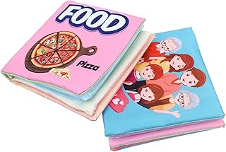 TOYANDONA 2 Pçs Brinquedo De Educação Precoce Livro De Pano Brinquedos De Animais Da Criança Brinquedos Da Criança Crianças Playset Brinquedos Para O Bebê Brinquedo Para Crianças Brinquedos