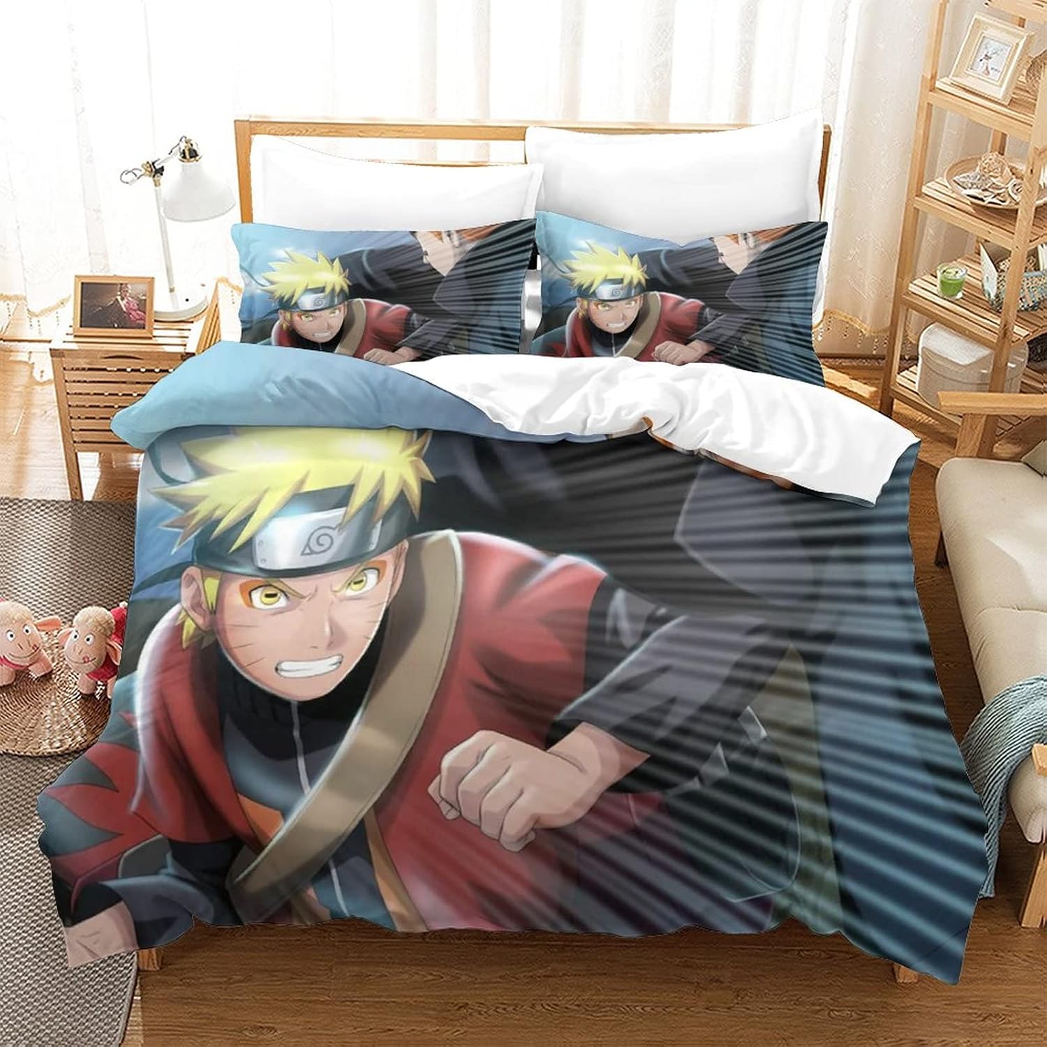 Naruto Duvet Cover Set Bedding Anime 