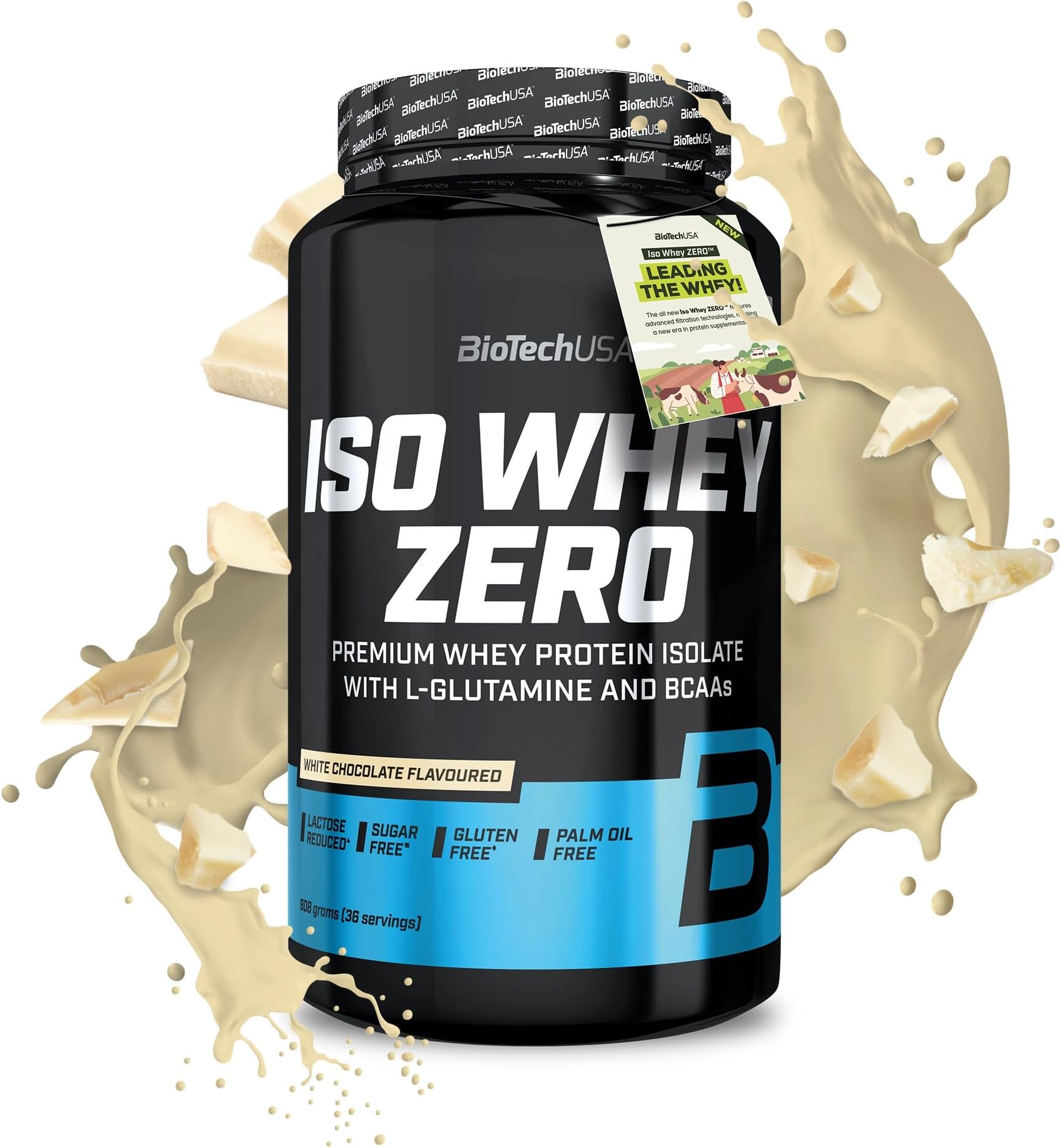 BiotechUSA - ISOWhey ZERO, ISO Protein (White Chocolate) 908 gms