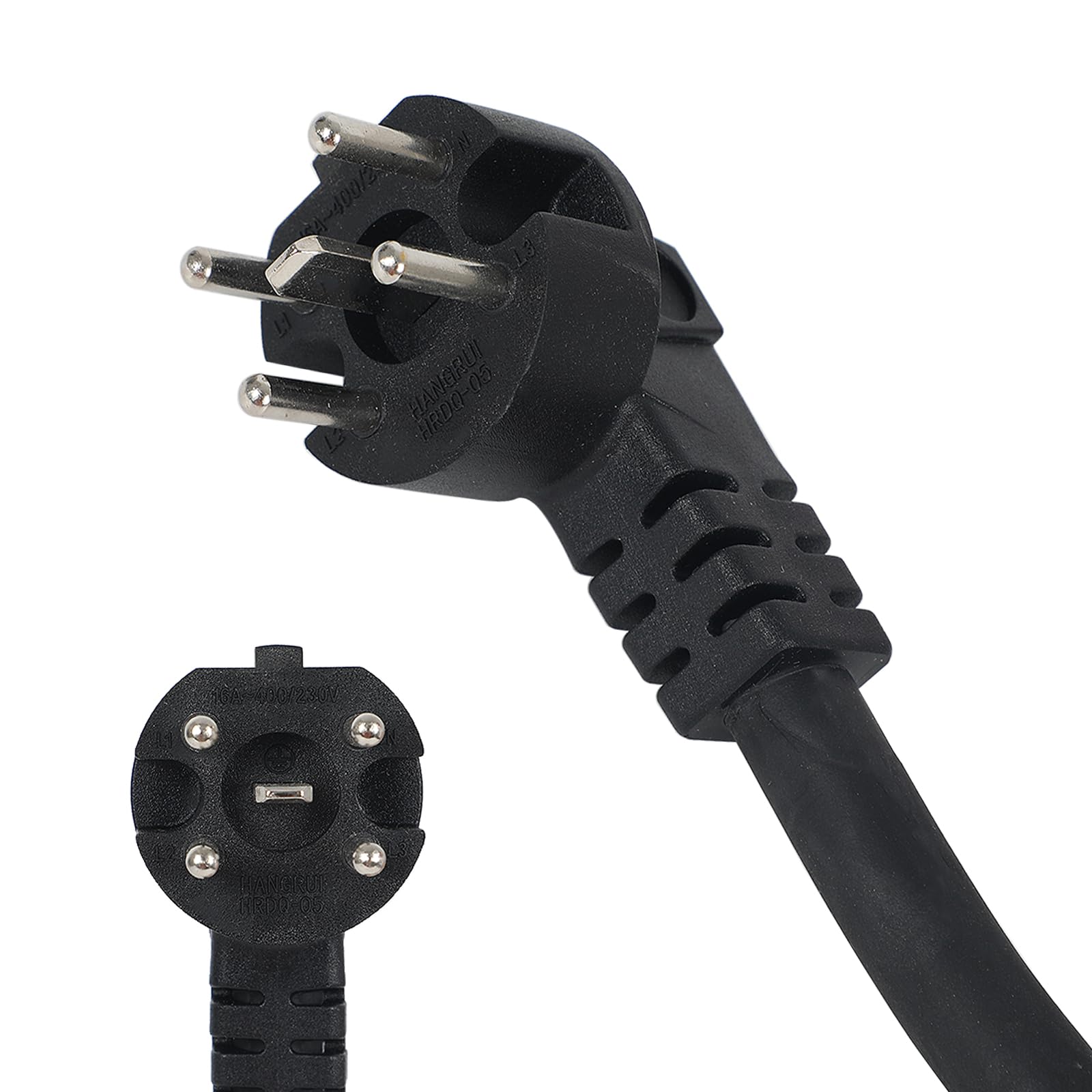 Adapter Perilex 16 A wtyczka kątowa na złącze Schuko, H07RN-F3G 2,5 mm², przewód gumowy, wtyczka adaptera prądu silnego