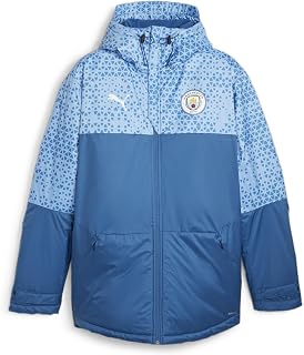 PUMA 2023-2024 Manchester Blues Graphic Winter Jacket (Lake Blue)