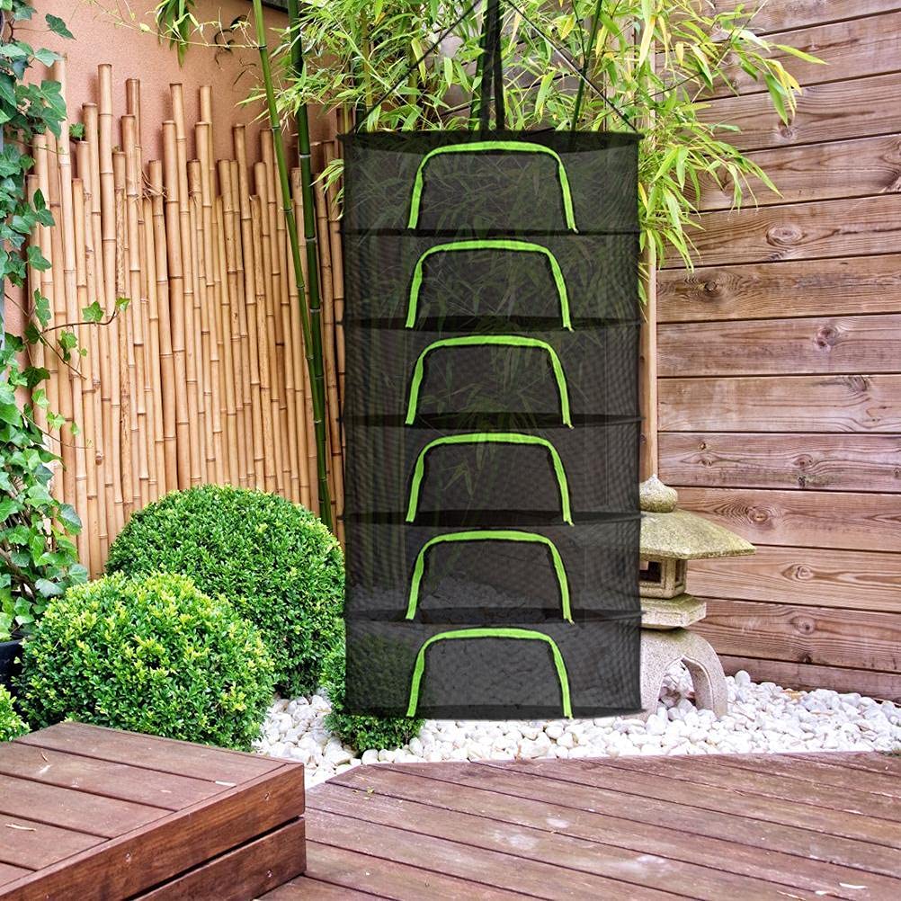 Planter Eco Friendly Drying Rack Couche Growsun Layer Hanging Mesh