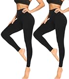 Buttery Soft Leggings for Women - High Waisted Tummy Control No See Through Workout Yoga Cycling Tights Pants