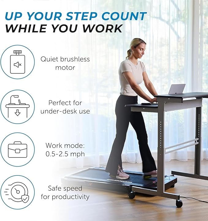 Caminadora Eléctrica Plegable 12.07 km/h 113 kg Negro miniatura 3