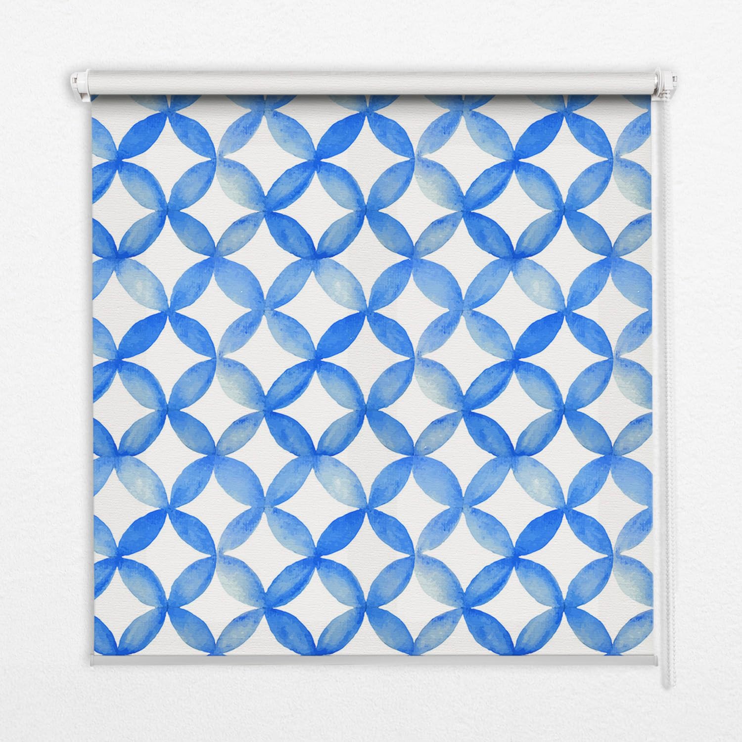 Store enrouleur banne intérieur perméable 140x180 tamisant motif étoile