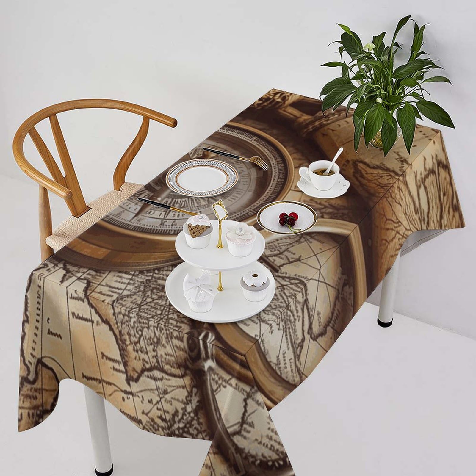Nappe 140 x 190 cm infroissable contre les taches de pique-nique