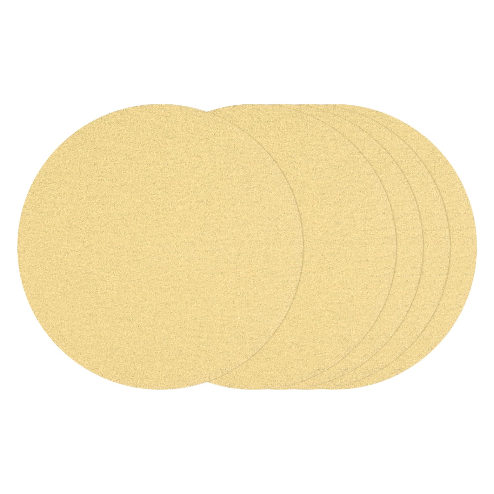 Kozelo 10 Pcs Sanding Discs 220 mm 100 Grit Hook and Loop Random Orbital Sandpapers Suitable for Drywall Sander Wood Metal Furniture, Yellow — image 1