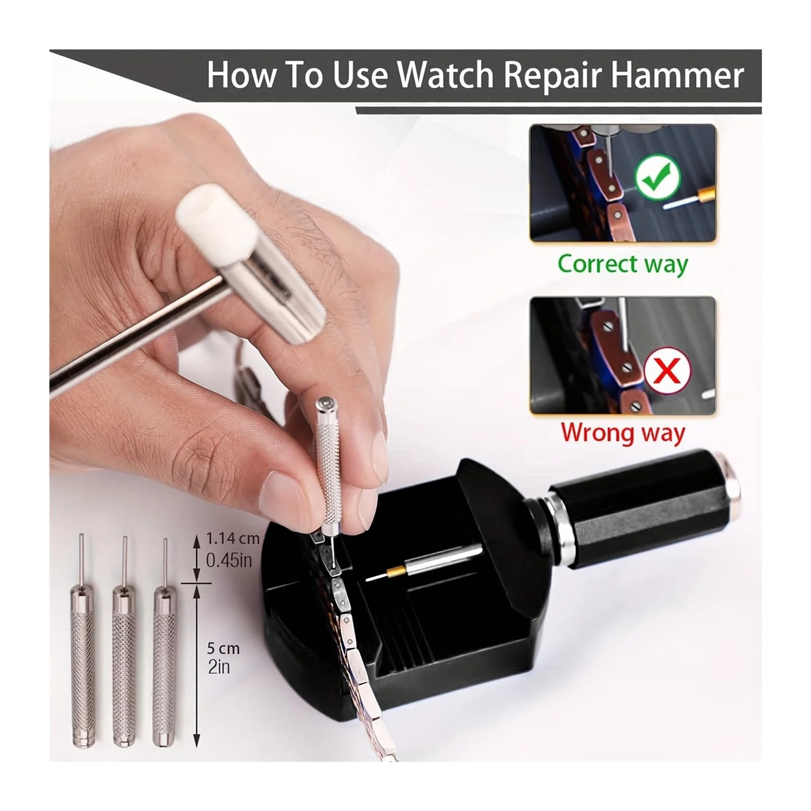 Xi Yu 1 Ensemble de 11 pièces Kit d'outils de Suppression de Lien de Montre