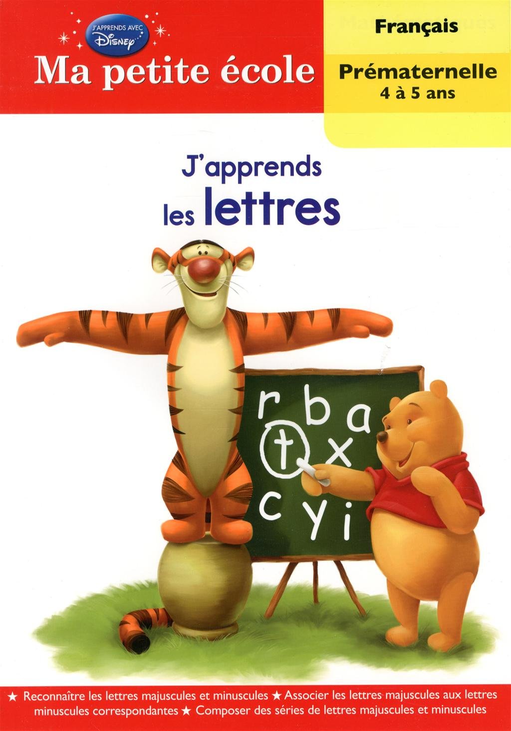 J'apprends les lettres: Winnie - 4 à 5 ans [Mass Market Paperback]