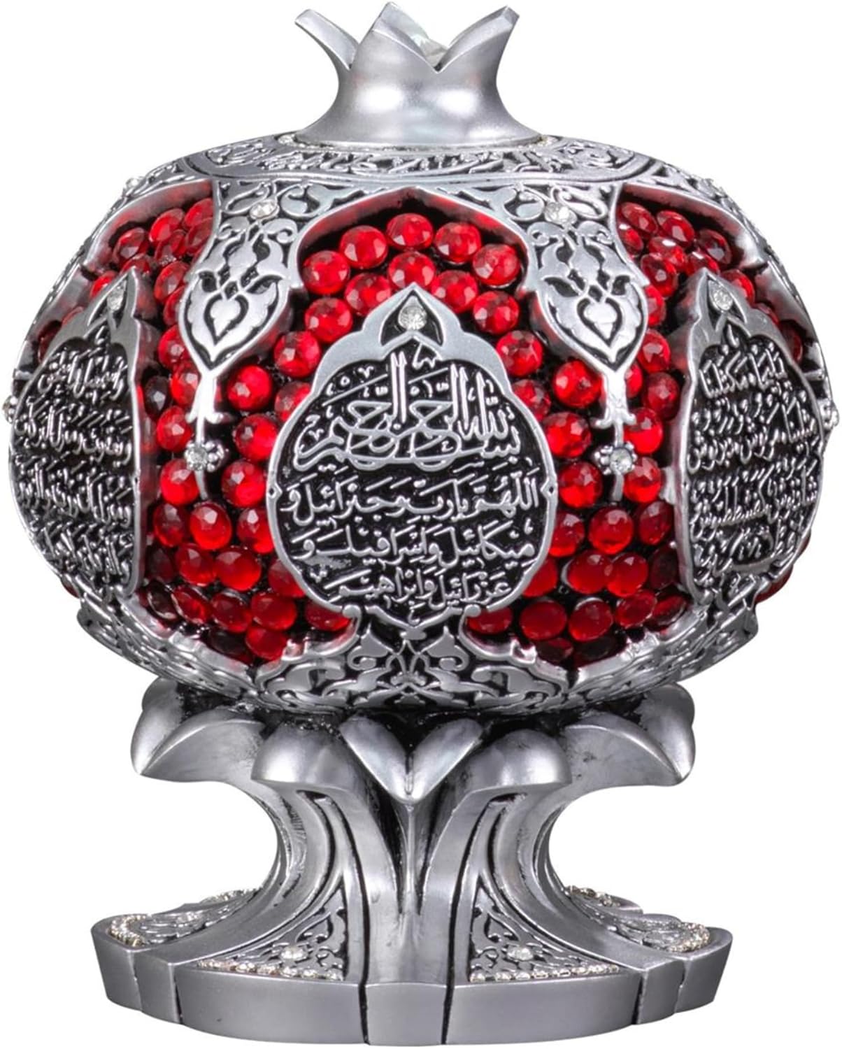 Asmaul Husna Embroidered Pomegranate Figurine for Table Desk