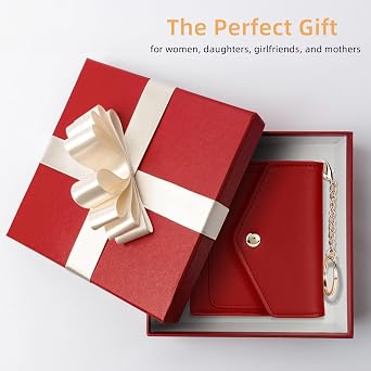 Gostwo Womens Wallet RFID Blocking Small Wallets Woman Credit Card Holder Trifold Ladies Wallets with Coins Zipper Pocket