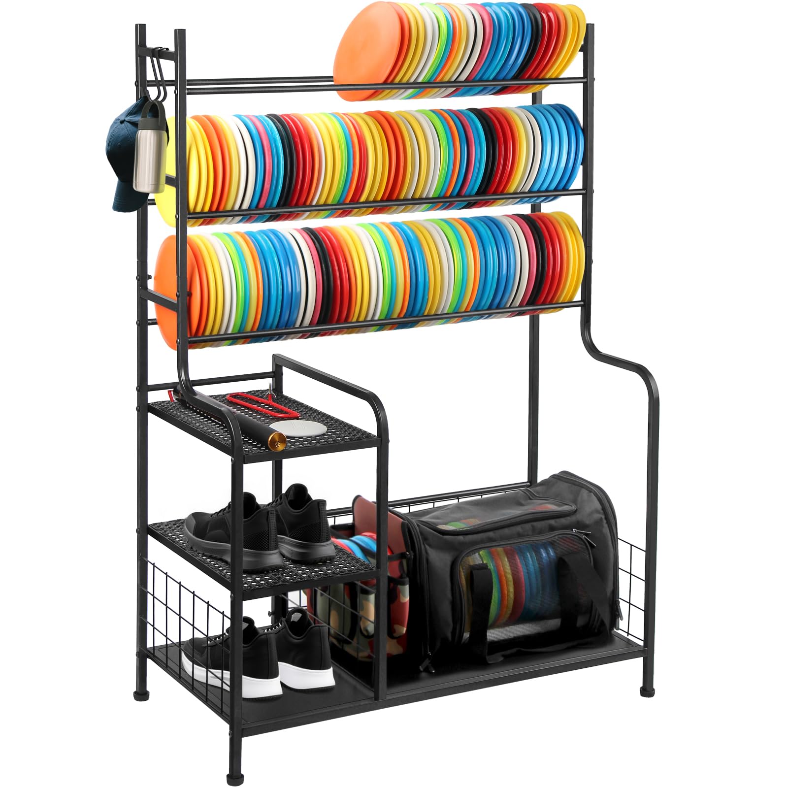 Amazon.com: HIAARO Disc Golf Storage Rack, Large Capacity Metal