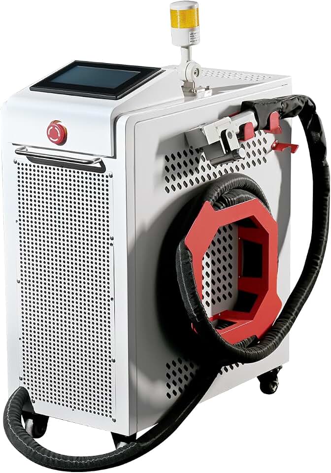 2000W High Power Pulsed Laser Cleaning Machine, Air Cooled Laser Rust Removal Machine, Hand-Held Fiber Laser Cleaning Machine for Metal Rust Oil Coating Removal