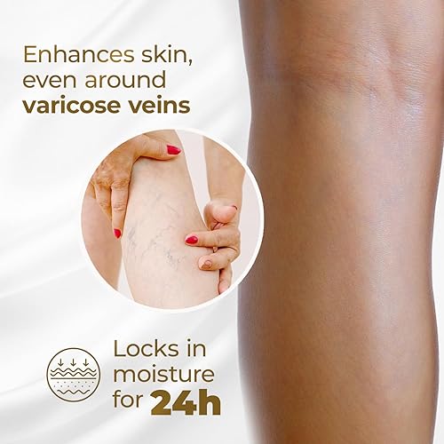 Miniatura 4 de Goicoechea Loción corporal Calming Touch, cuidado hidratante de la piel con árnica y manzanilla, mejora la apariencia de venas varicosas y manchas,