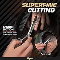 Vista 3 de Fagaci Cortadora de pelo profesional, tijeras de pelo y recortadora de pelo extremadamente afiladas, tijeras para el cabello, cortadoras de pelo