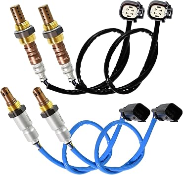 4Pcs Oxygen O2 Sensor 234-5038 234-4490, Automotive Replacement 02 Sensors Compatible with Ford/Explorer F150/Mustang/Edge/Escape/Flex/Fusion/Taurus MKZ MKX MKT MKS/Tribute 2010-2016