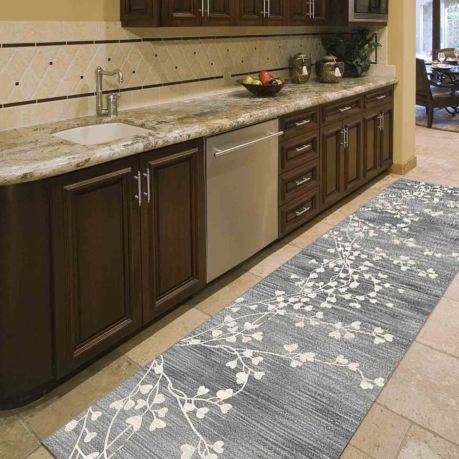 Tapis de chevet lavable pour protéger les sols de la cuisine et chambre