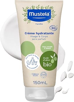 Mustela Mustela Crème Hydratante Visage et Corps Bio à l'Huile d'Olive 150 ml