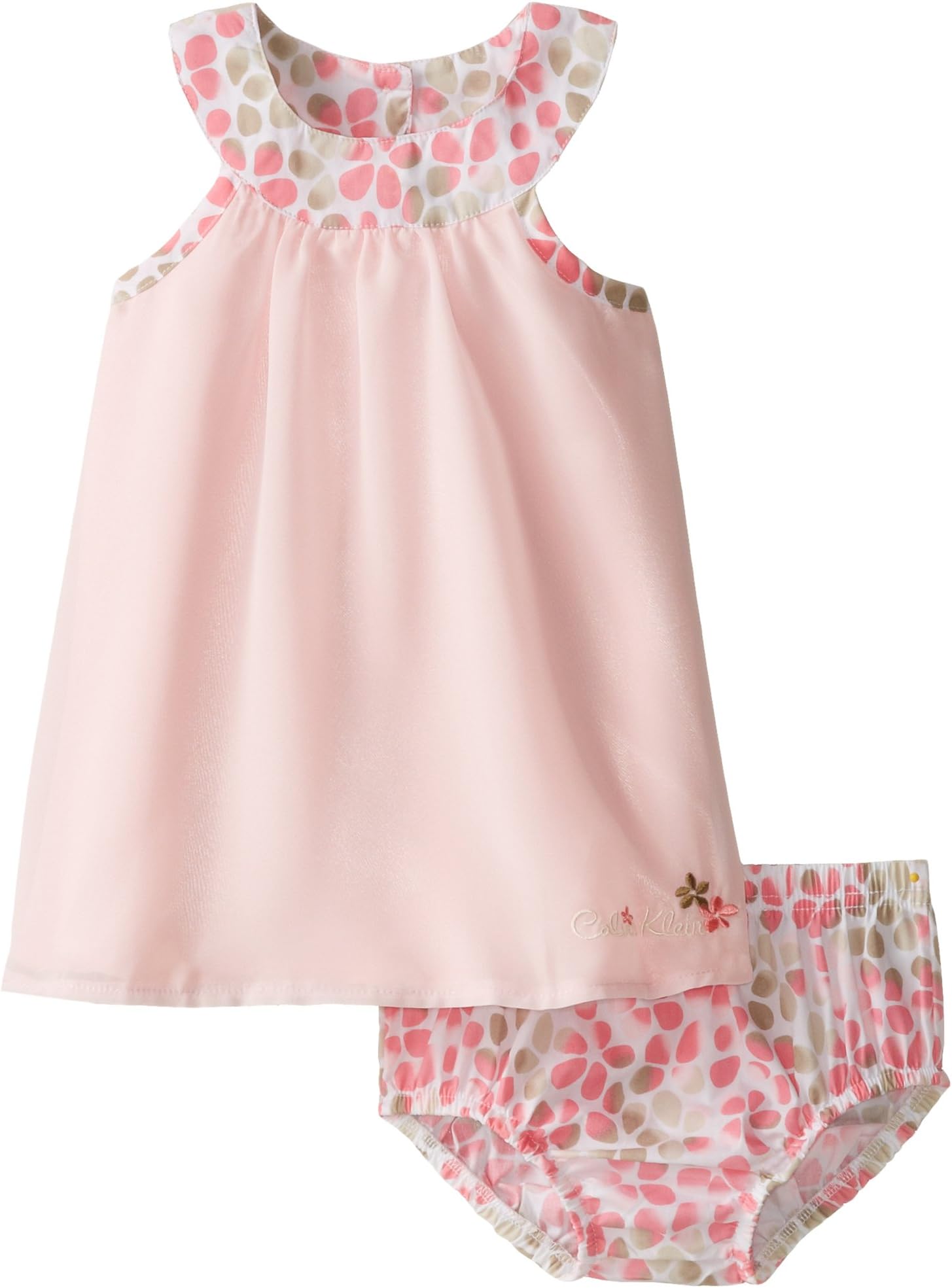 Calvin Klein Baby Girls' Pink Dress with Panty