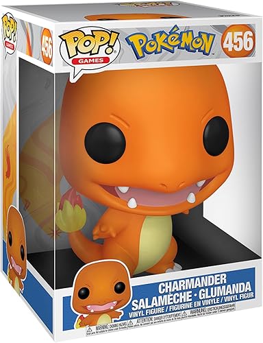 Funko Pop! Games: Pokemon - Charmander de 10 pulgadas - EMEA - Figura de vinilo coleccionable - Idea de regalo - Producto oficial - Juguetes para
