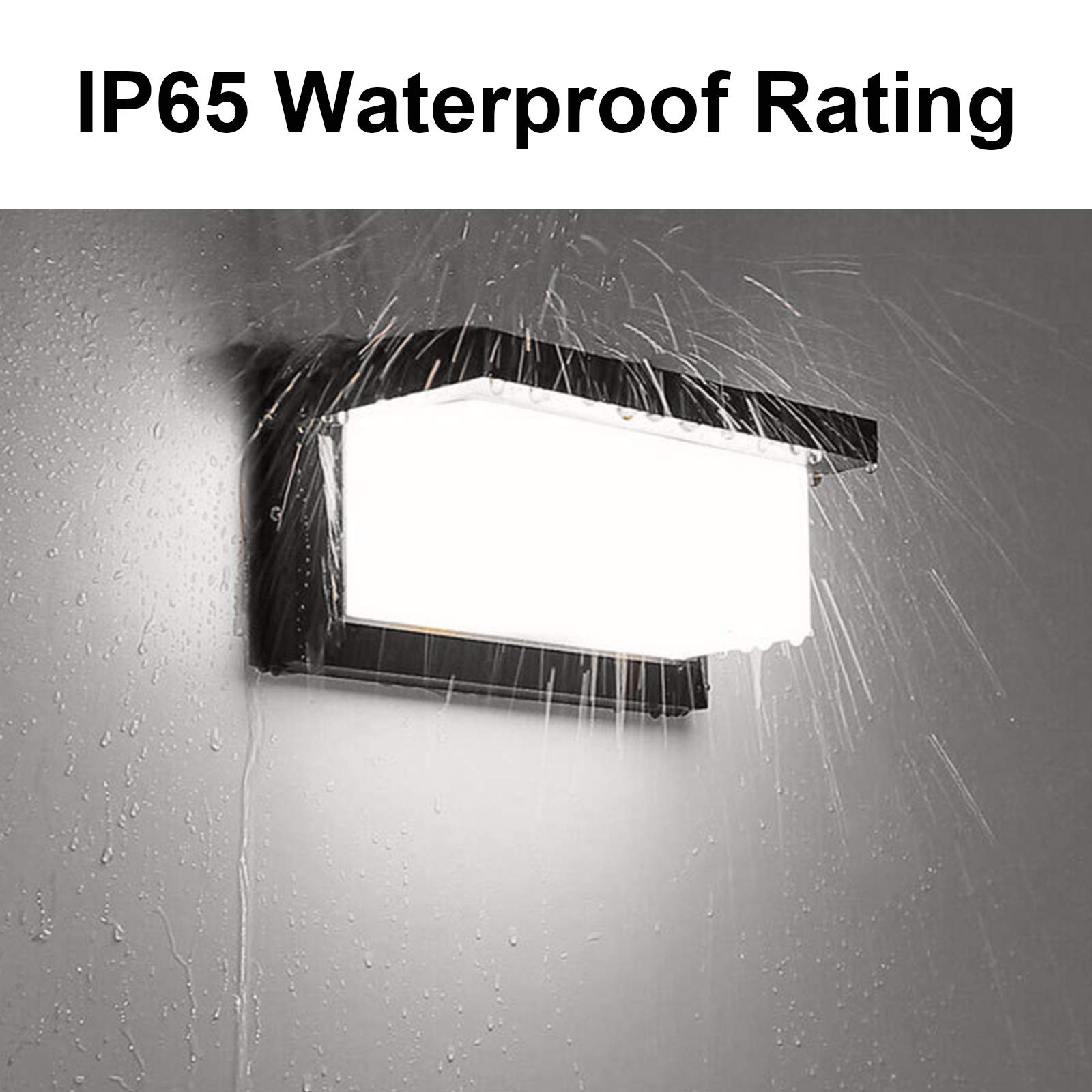 HMAKGG Led-wandlamp voor buiten, IP65 waterdicht, met bewegingsmelder