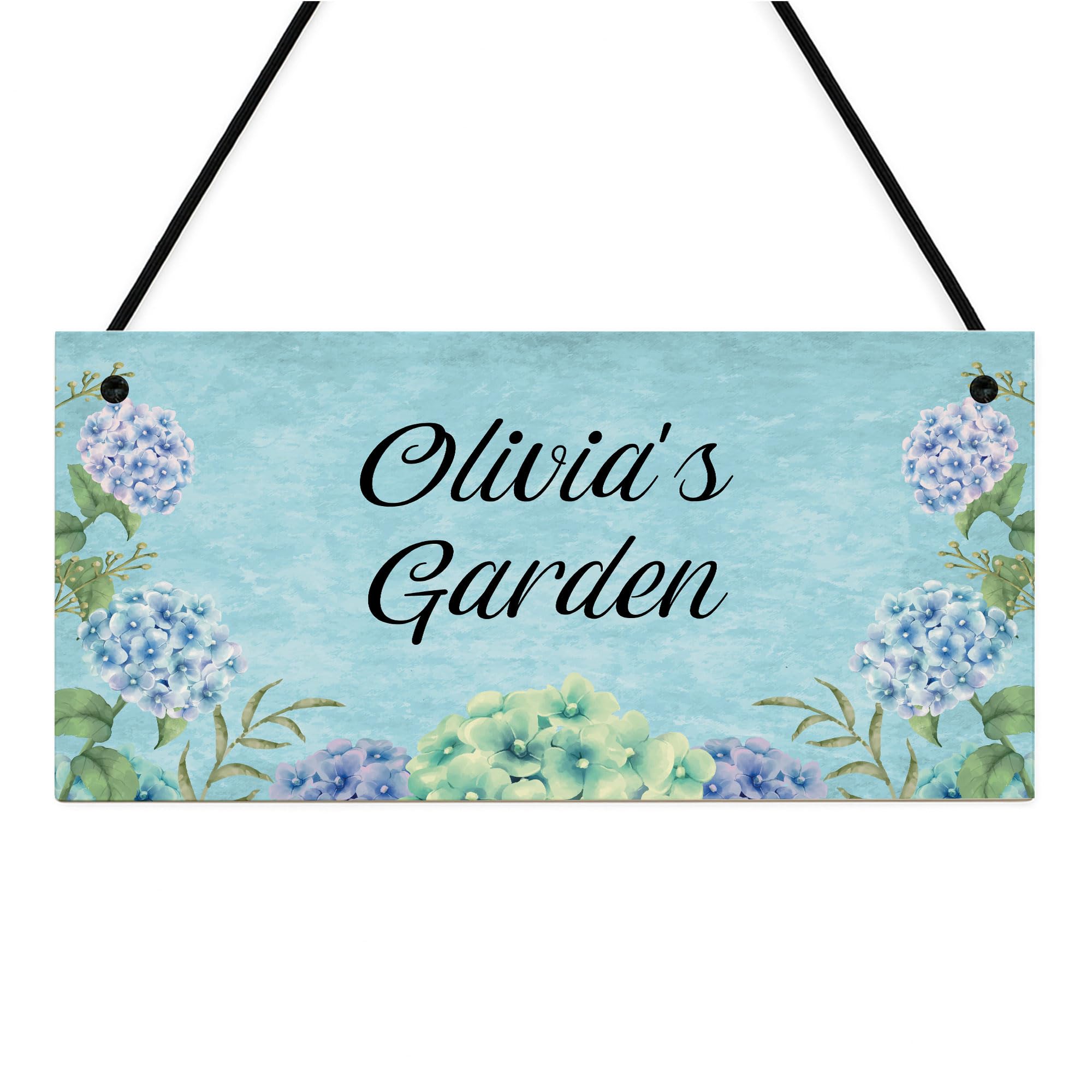 Red Ocean Garden Plaques Personalised Novelty Garden Decor Sign For Outside Welcome Sign Yard Signs Hanging Wall Plaque Rules Door Home Decor