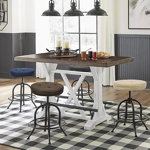 Miniatura 6 de baibu Cojines de taburete de bar, súper transpirables, redondos, para taburete, color marrón, 12 pulgadas, solo un cojín