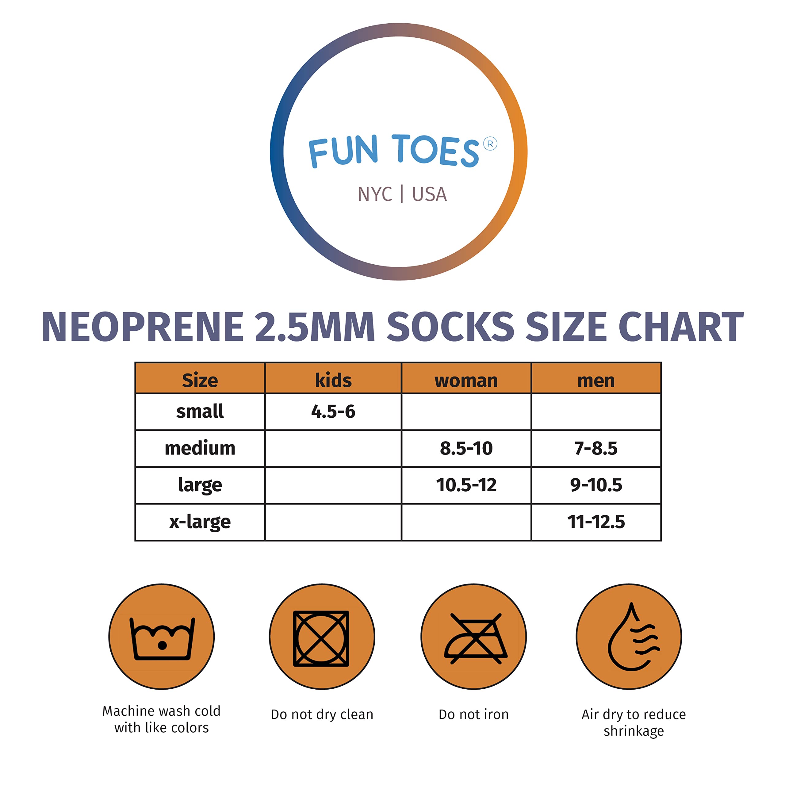 FUN TOES Unisex Sportstiefel Schnorchelsocken (2er Pack)