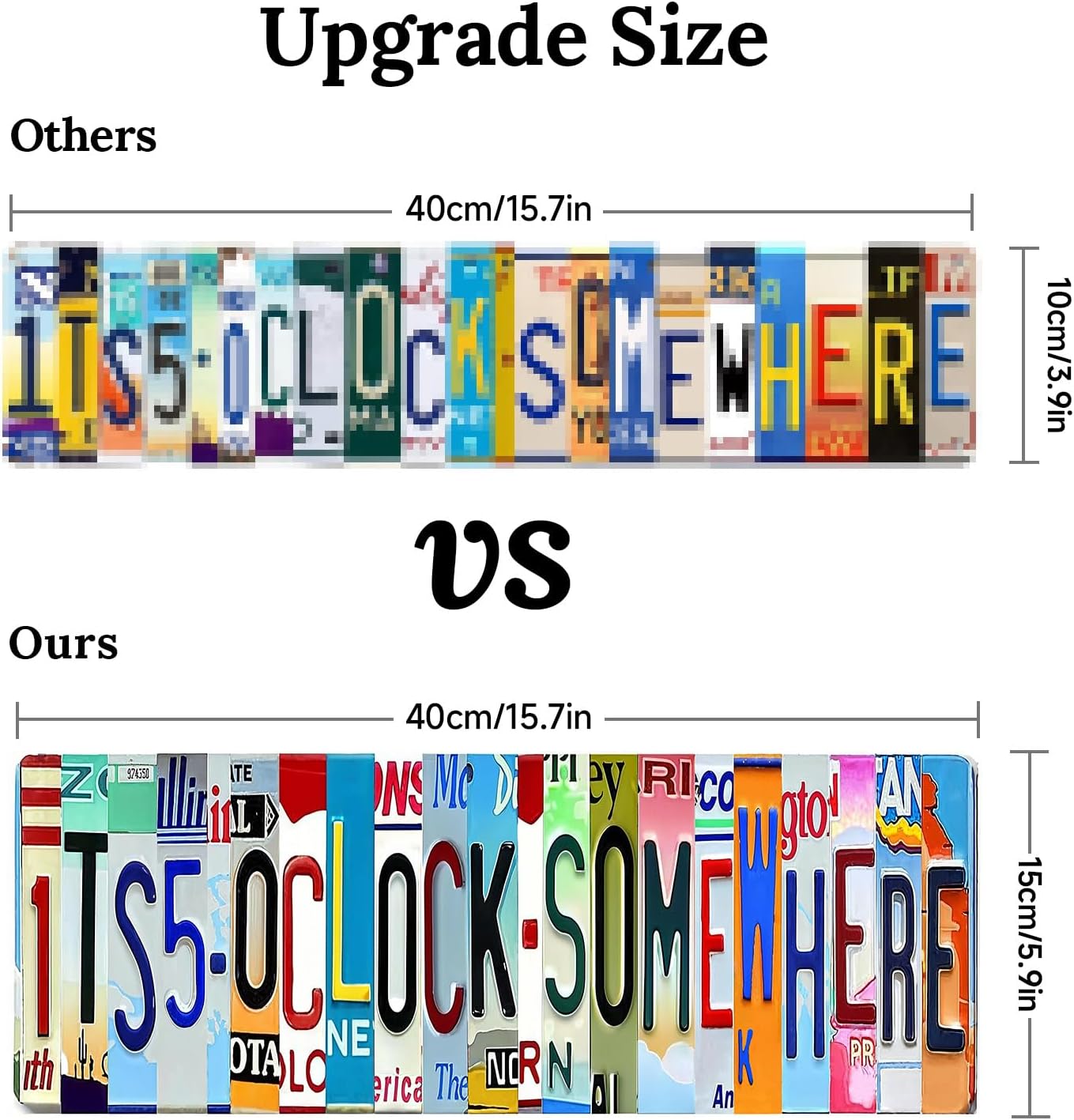 Its 5 O'Clock Somewhere Sign(6x16in) Funny Metal Tin Sign Outdoor Bar Accessories Vintage Surfboard Decor Street Signs For Bar Signs For Home Bar Man Cave Garage Home Basemen Decor - Image 6