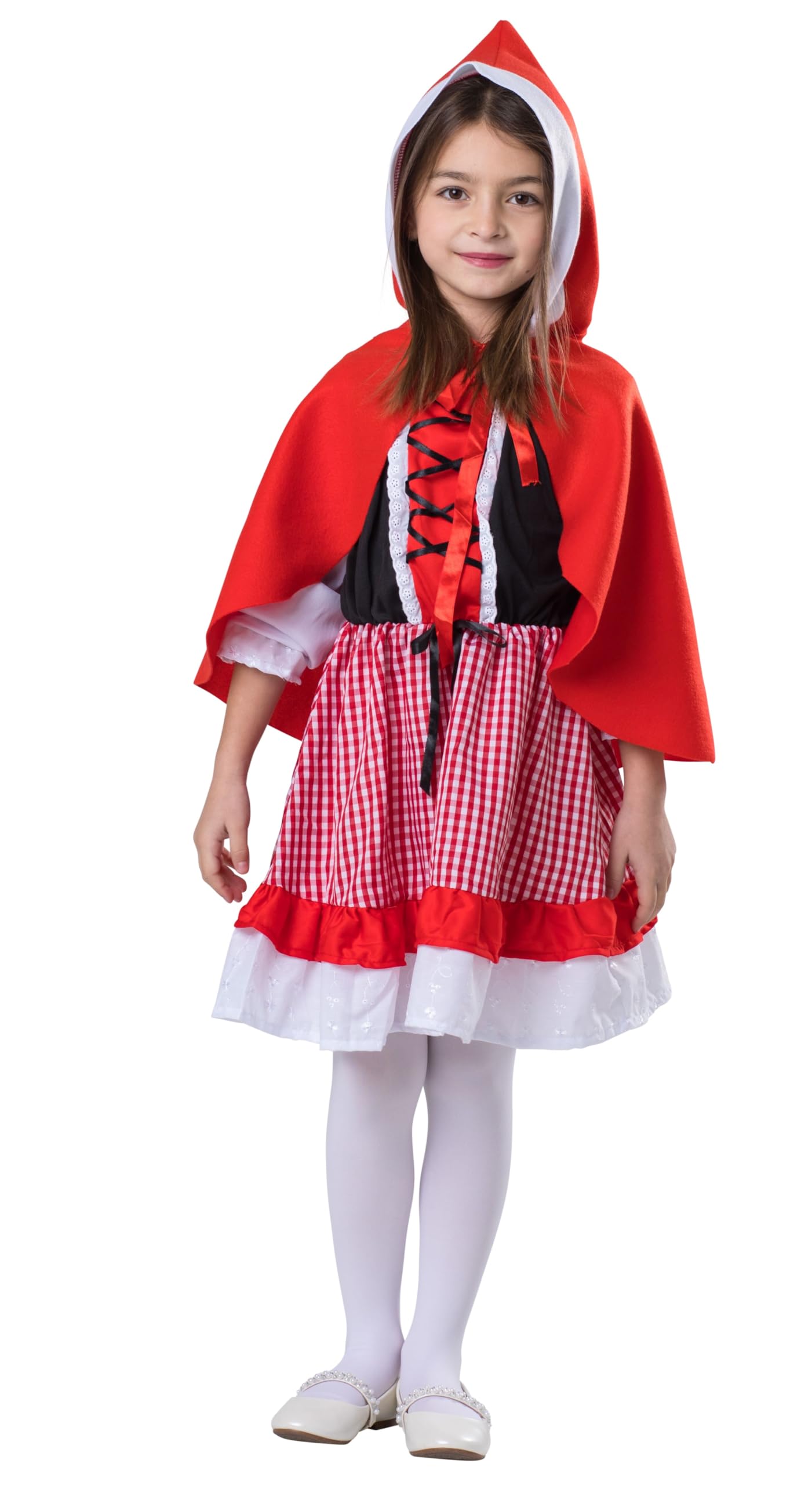 Dress Up America Disfraz de Caperucita Roja para Niños
