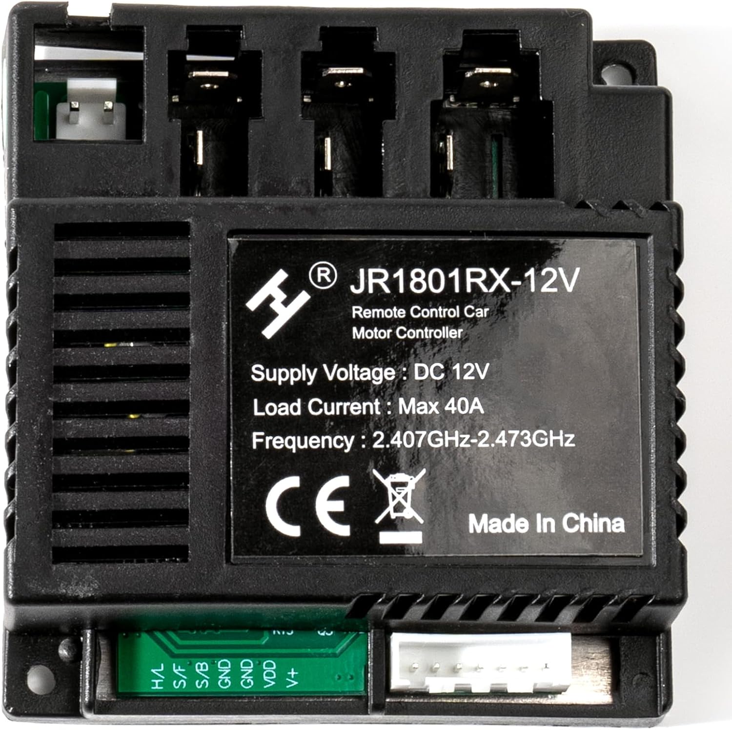 JR1801RX-12V=JR1801RX-1S-12V Remote Control Car Motor Controller Receiver Kids Powered Ride on car Controller Control Box Accessories for Children Electric Ride On Toys Car Replacement Parts