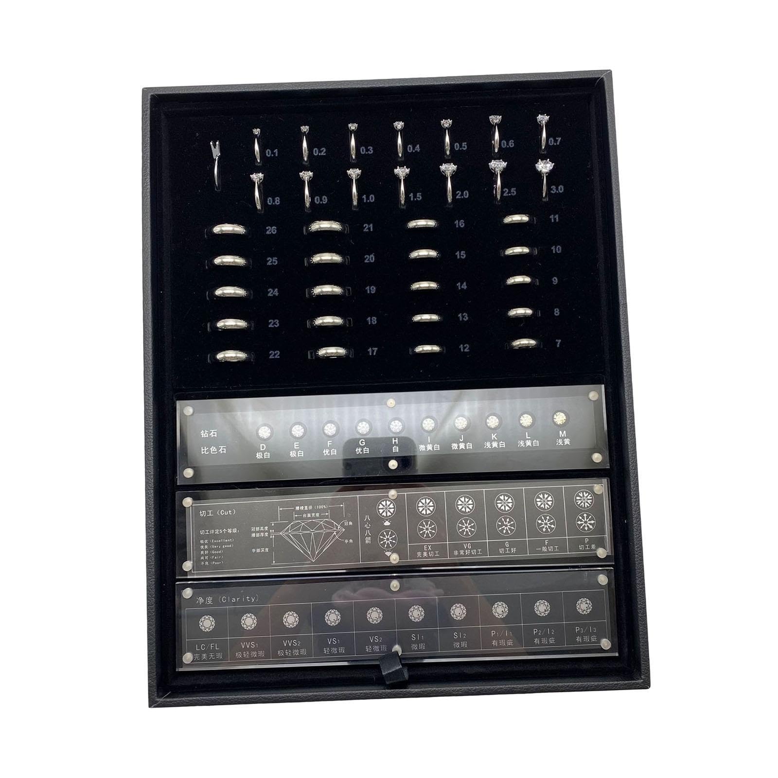 UGPLM Diamond Tester Box, Diamond Test Kit Case, Diamond Selector Tool, Diamond Testing Device for Identification