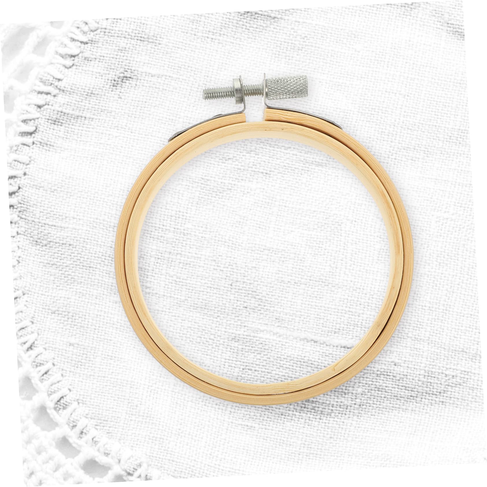HOMSFOU 5 Series Aros De Bordado De Bambú Miniatura Círculos De Costura Pequeños Para Punto De Cruz Diy Kit Para Principiantes Y Amantes Del Bordado Superficie Lisa Sin 10 Piezas X 5