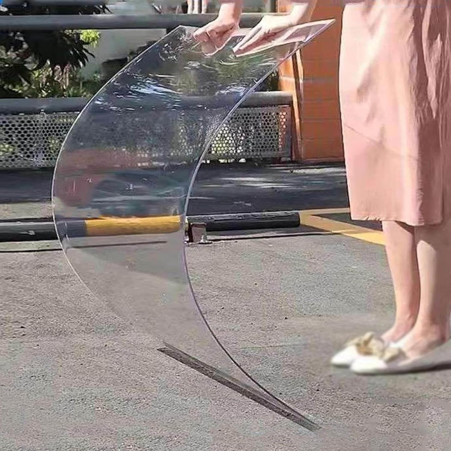 Pxzybd Polycarbonate Panels for Greenhouse,Weatherproof Plastic Roofing Sheets,1mm Glassfiber Roof Panels,Cold Frame Replacement Panels,Daylighting Panel,Easy to Bend and Cut,W×L-0.6×3m(1.97 * 9.8ft)