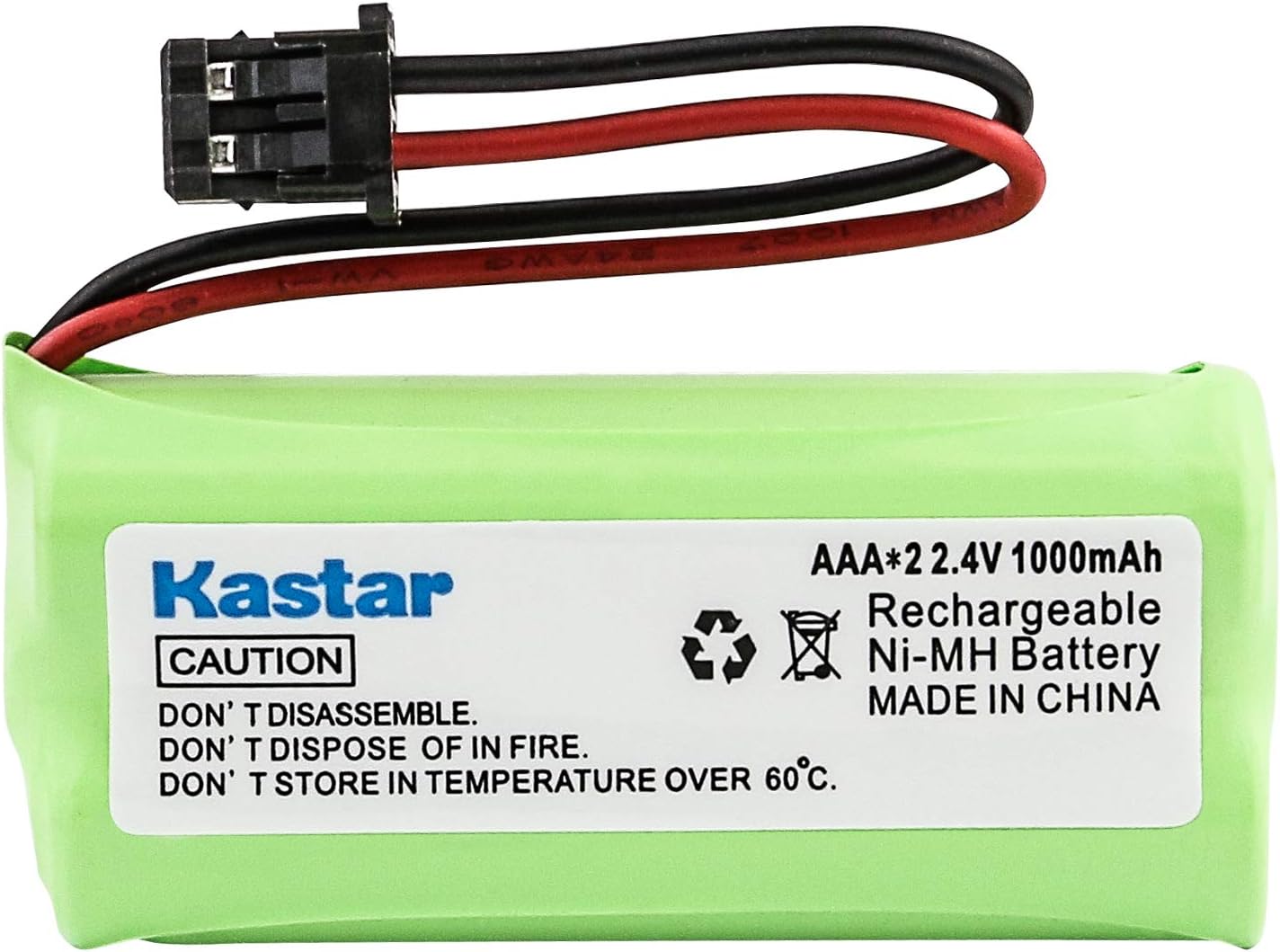 Kastar Cordless Phone Battery Replacement for Uniden BT1021 BT-1021 BT1008 BT-1008, Uniden 65AAAH2BMS, BBTG0645001, BBTG0734001, BBTG0847001, Radio Shack 23-596, 23-931, 43-221, 43-223 Phone Battery