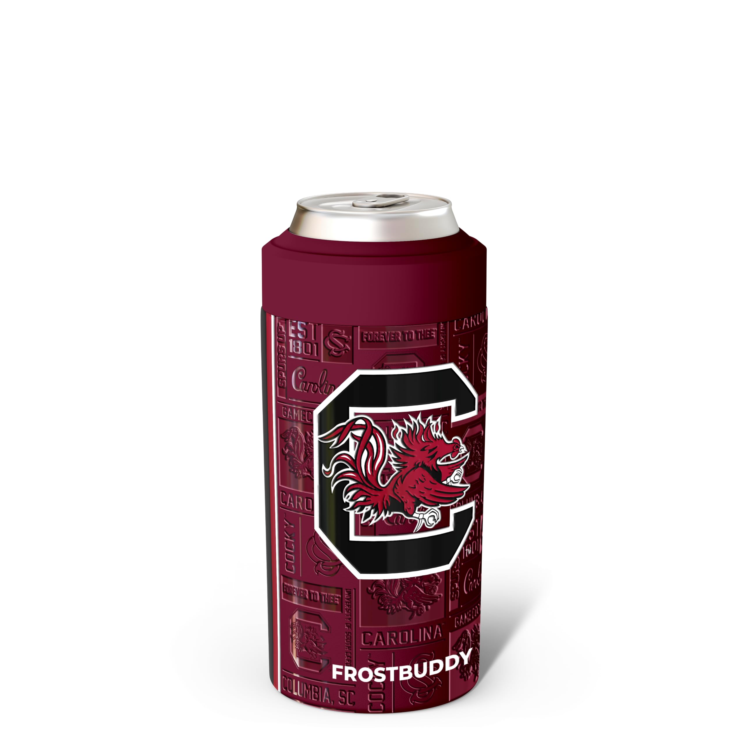 Frost Buddy Universal Can Cooler, South Carolina Gamecocks - 3D