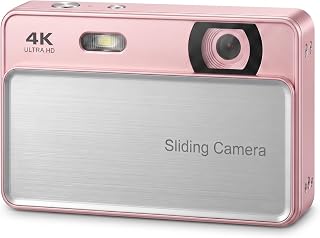 Vıvopack 4K Ultra HD Dijital Fotoğraf Makinesi, 64 MP Otomatik Odaklama Vlogging
