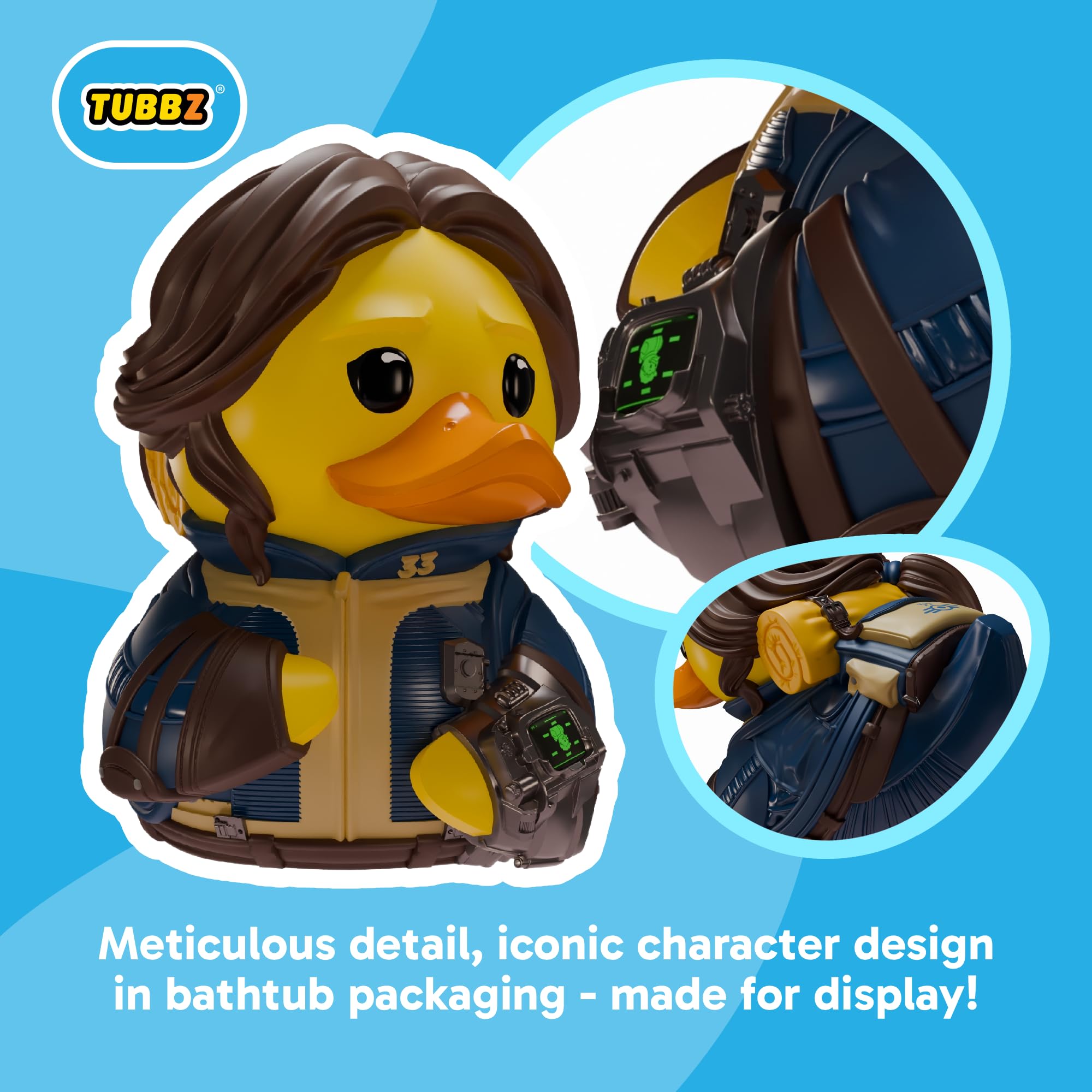 TUBBZ Collectors Edition: Fallout TV - Lucy Maclean Cosplaying Rubber Duck Vinyl Figure - Official Collectible for Fans of Fallout TV - Image 2