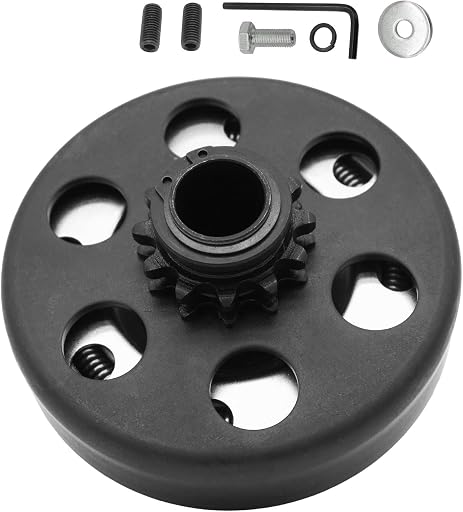 Centrifugal Clutch 3/4" Bore 12 Tooth for #35 Chain, Perfect for Predator 212, Honda GC GX Engines and Most 2-6.5HP Small Engines. Fit for MiniBike, Go Kart, Lawnmower, Included Bolt and Washer Kit.