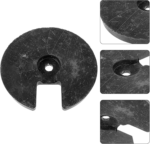 Miniatura 3 de GANAZONO Base de lámpara de mesa redonda DIY Display Base de la lámpara de luz Partes de luz Peso para mesita de noche de noche Soporte de luz de