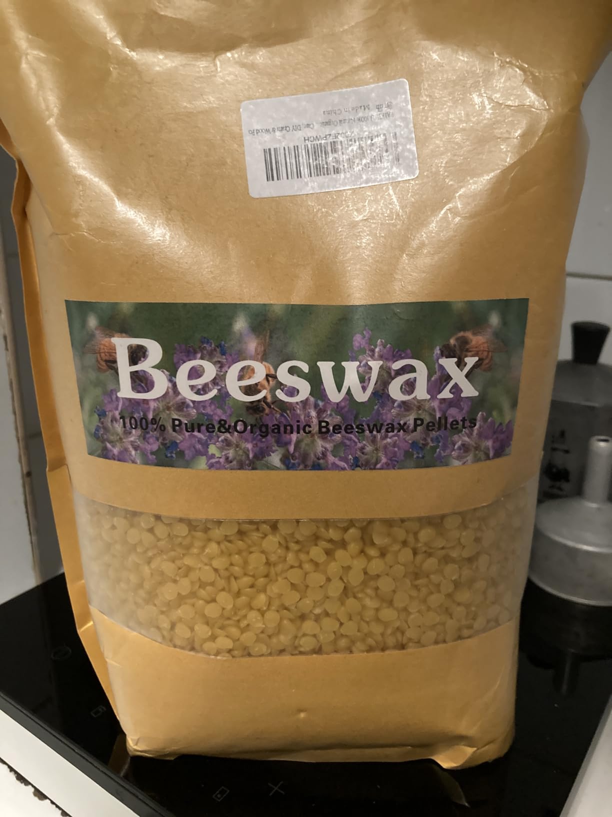 PAIKIUU 100% Natural Organic Yellow Beeswax Pellets 1.3kg – Cosmetic ...