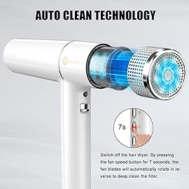 slopehill Hair Dryer with Unique Brushless Motor | Intelligent Fault Diagnosis | Innovative Microfilter | Oxy Active Technology | Led Display (White)