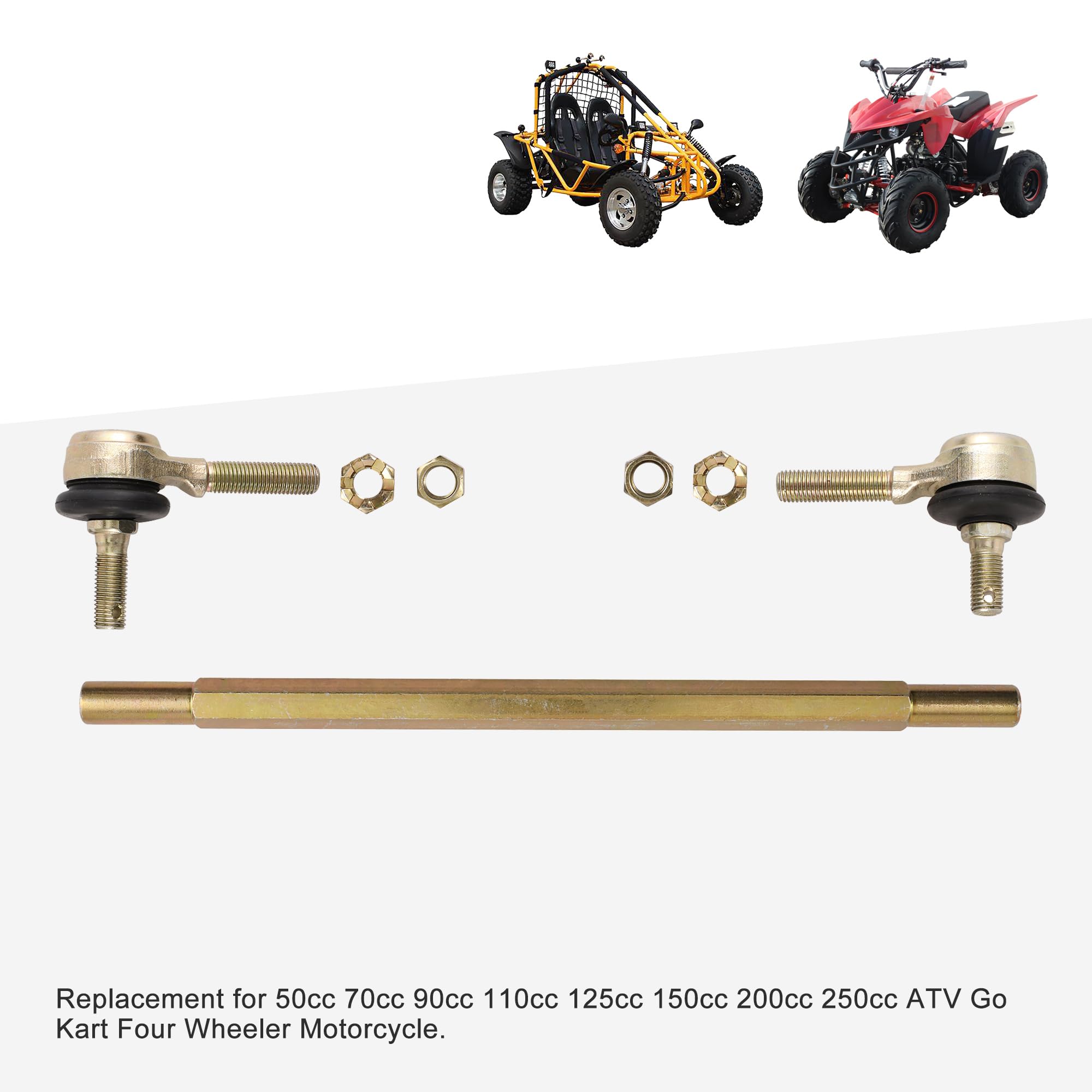 GOOFIT Biellette De Direction 10mm Pour ATV 50cc 70cc 90cc 110cc 125cc 200cc 250cc