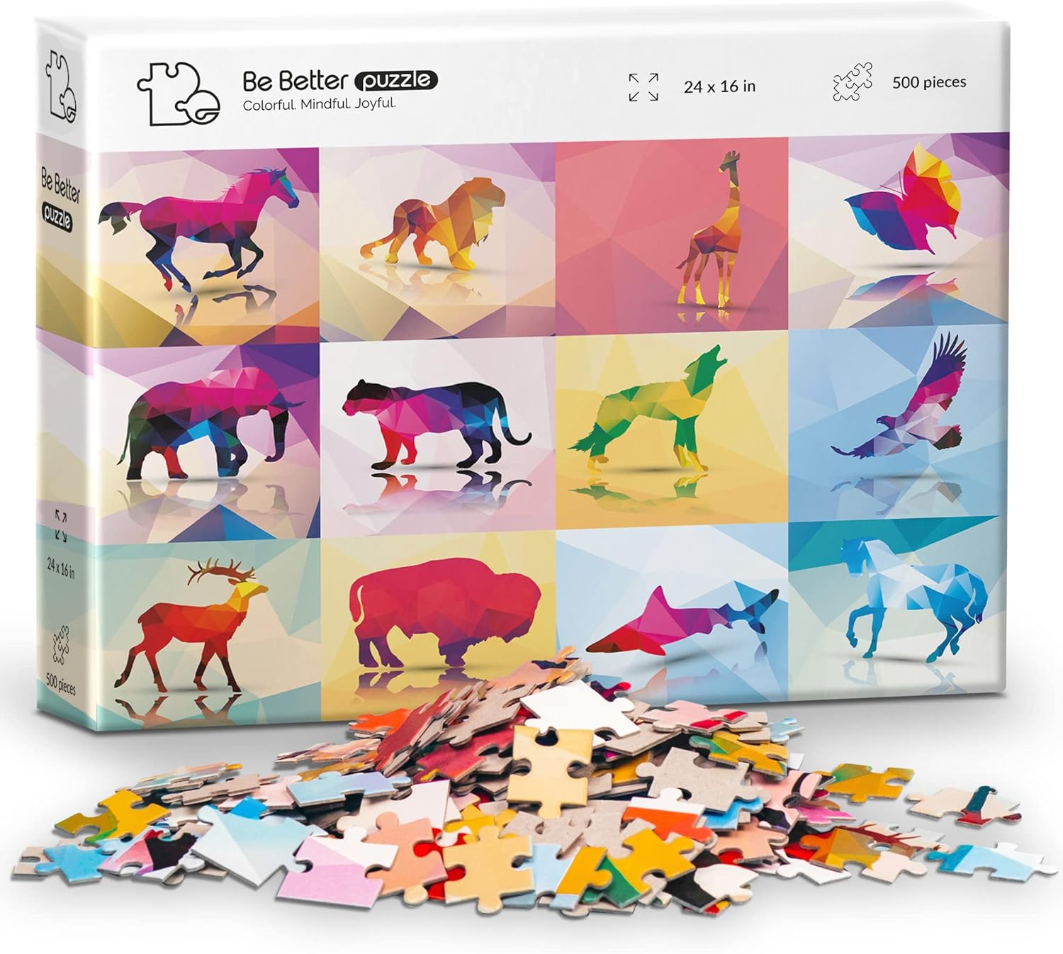 Be Better Puzzle Jigsaw Puzzles 500 Pieces for Adults, Hard Puzzles for Adults