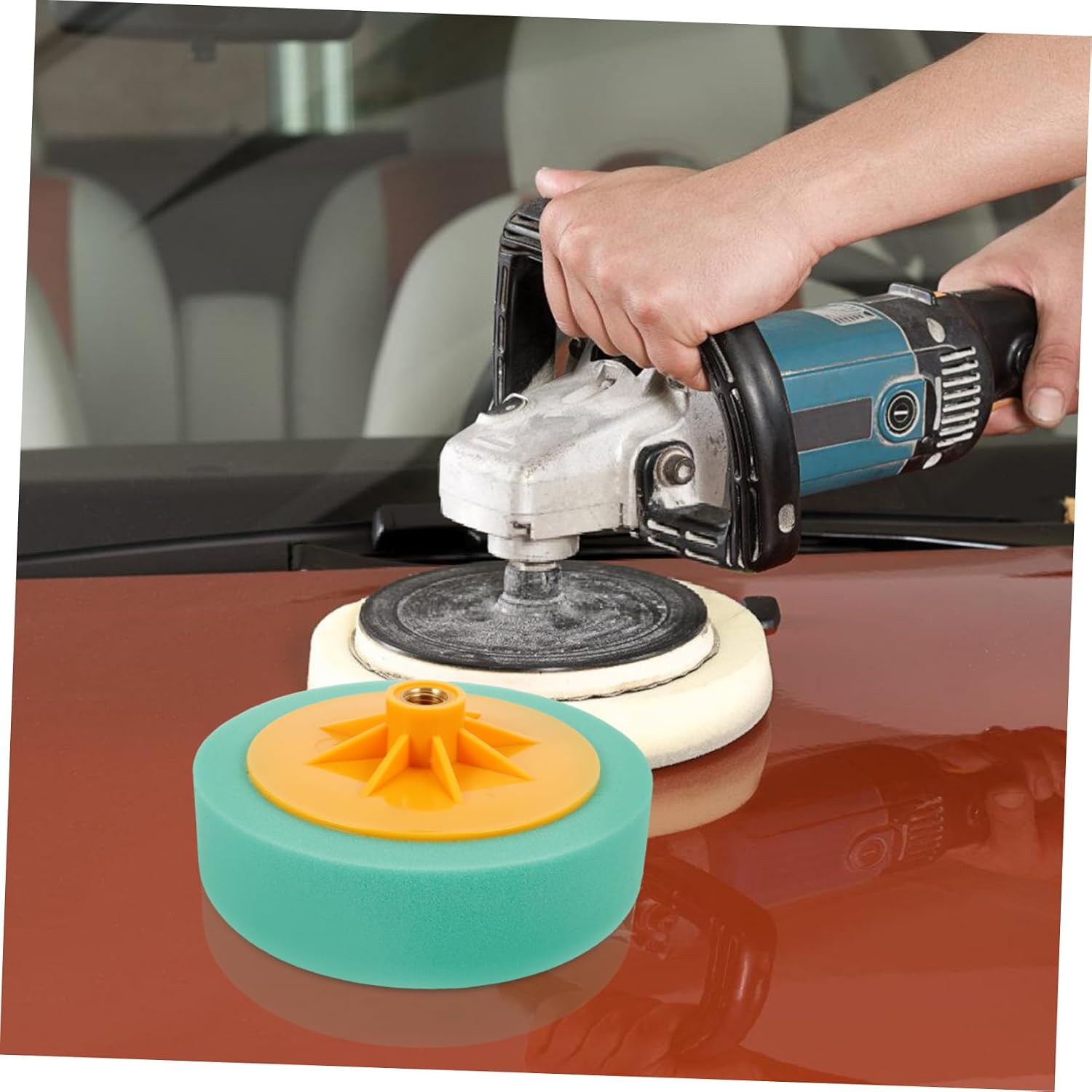 4pcs Polishing Wheel for Drill Car Buffing Pad Scratch Buffer for Vehicles Car Wax Buffer Polishing Sponge Ball